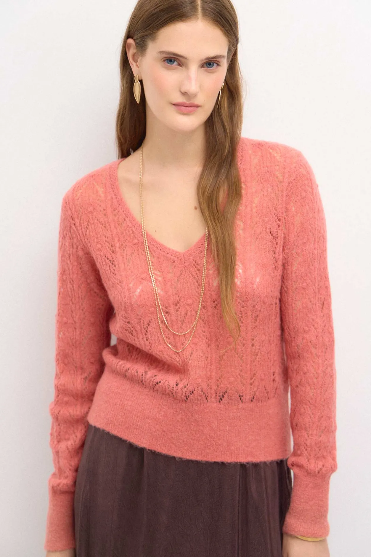 teba_jersey_pointelle_0.webp Flash Sale Teba. Jersey pointelle Mujer Jerséis Y Cárdigans