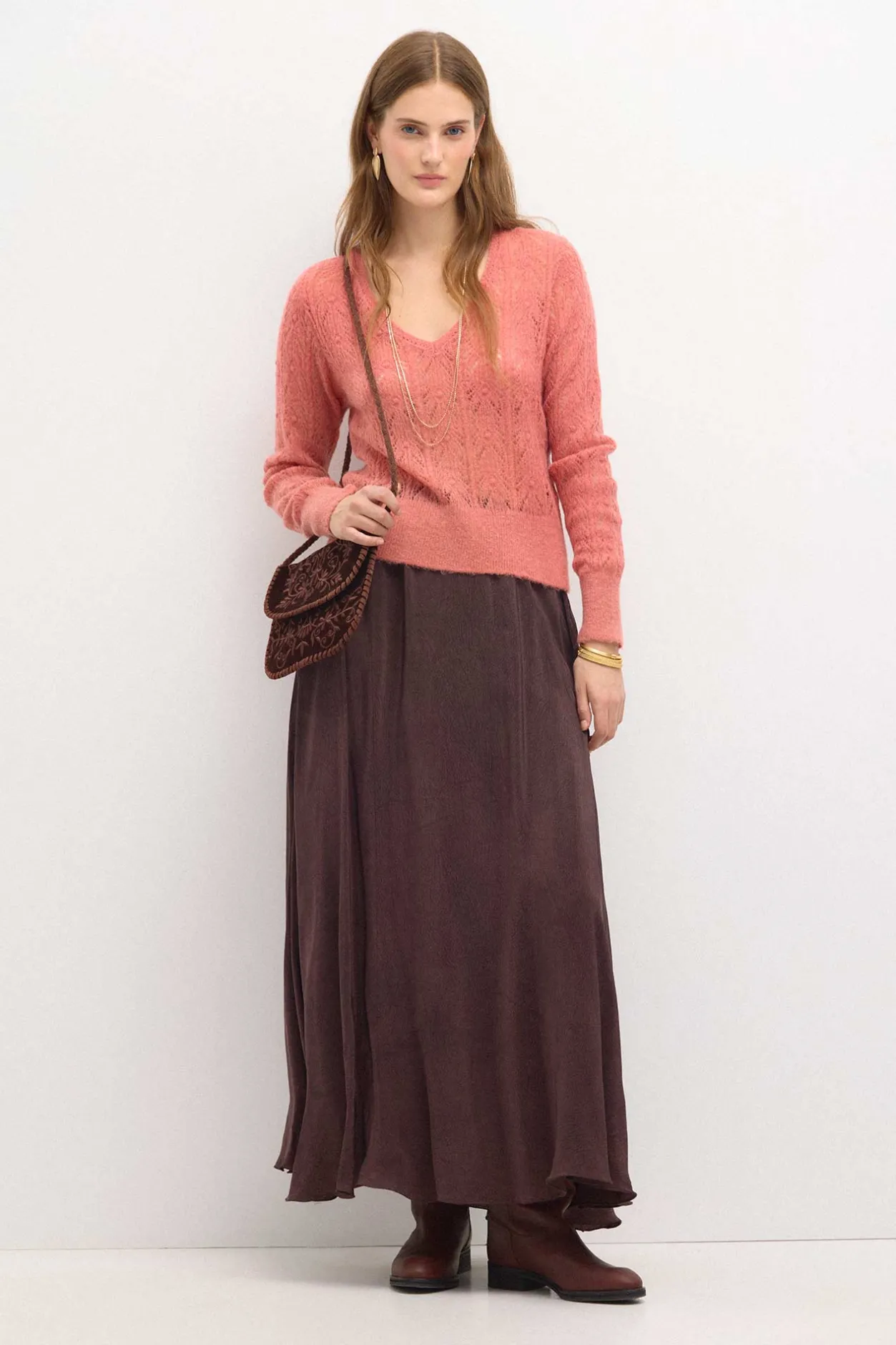 teba_jersey_pointelle_1.webp Flash Sale Teba. Jersey pointelle Mujer Jerséis Y Cárdigans