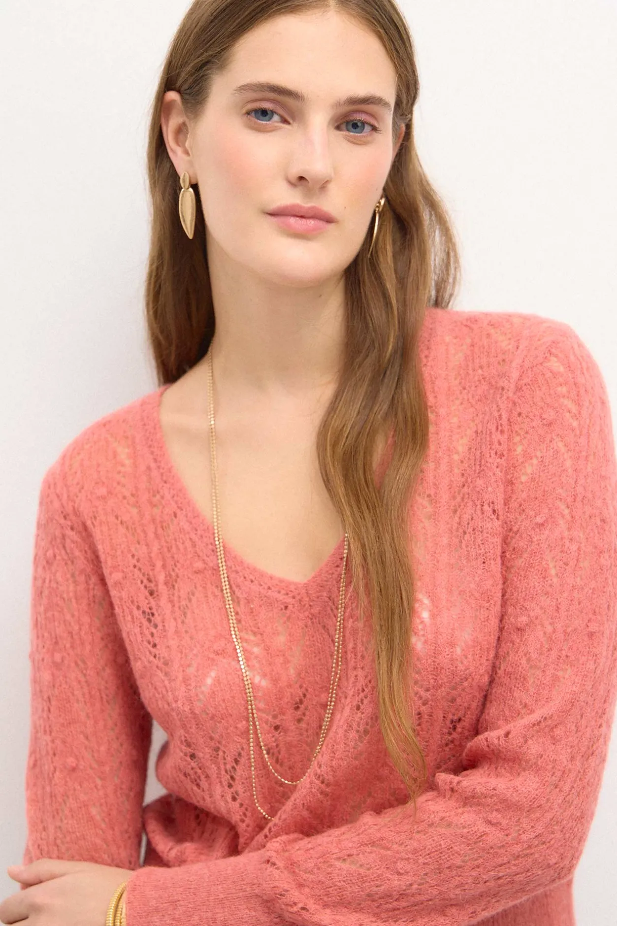 teba_jersey_pointelle_2.webp Flash Sale Teba. Jersey pointelle Mujer Jerséis Y Cárdigans
