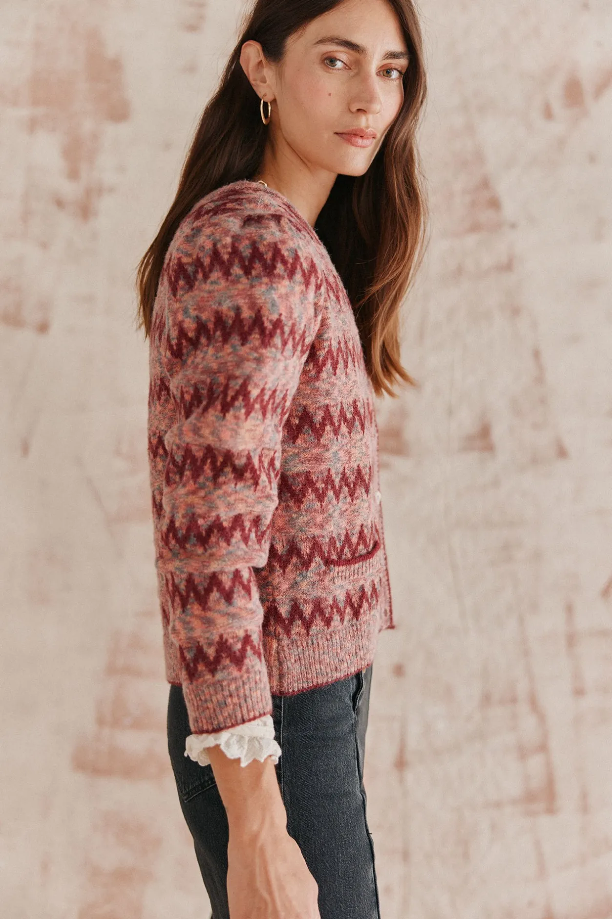 tei_chaqueta_greca_2.webp Outlet Tei. Chaqueta greca Mujer Jerséis Y Cárdigans