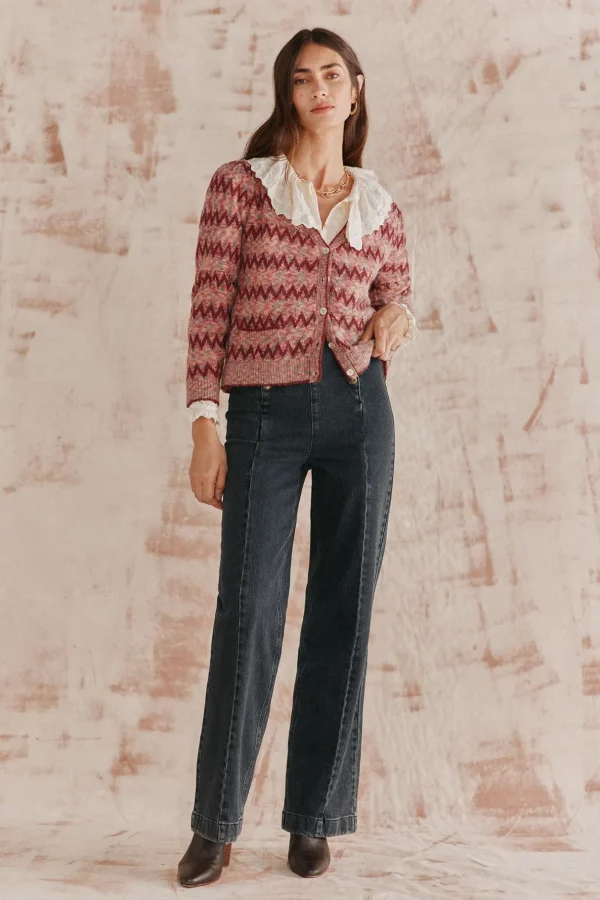 Outlet Tei. Chaqueta greca Mujer Jerséis Y Cárdigans