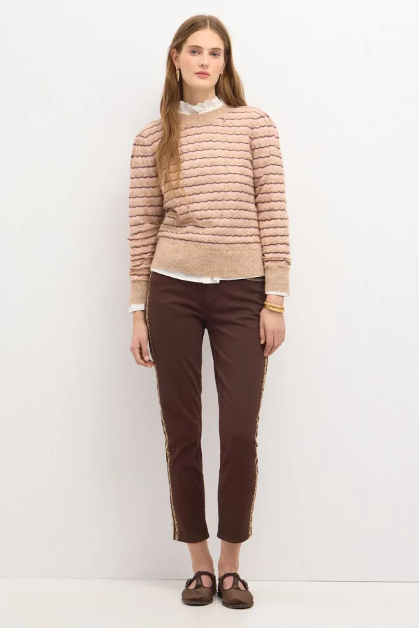 Best Teleri. Jersey desagujado Mujer Jerséis Y Cárdigans