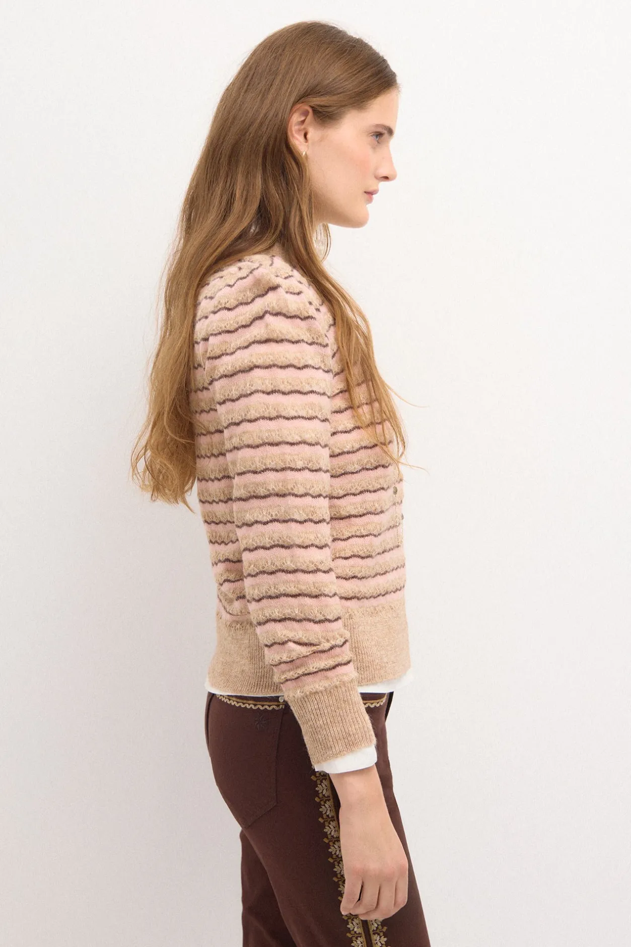 teleri_jersey_desagujado_3.webp Best Teleri. Jersey desagujado Mujer Jerséis Y Cárdigans