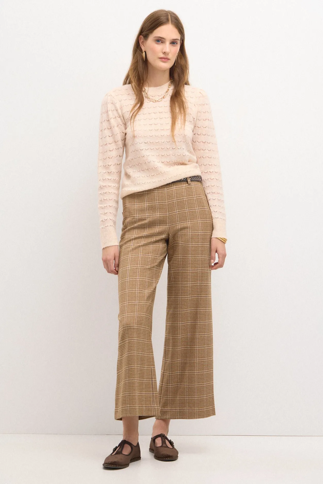 tella_jersey_desagujado_1.webp New Tella. Jersey desagujado Mujer Jerséis Y Cárdigans