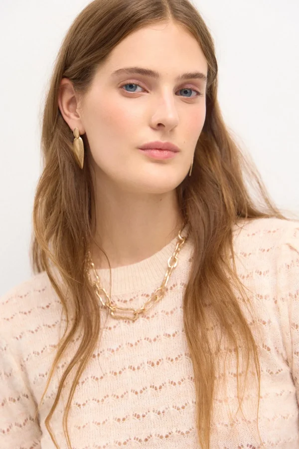 New Tella. Jersey desagujado Mujer Jerséis Y Cárdigans