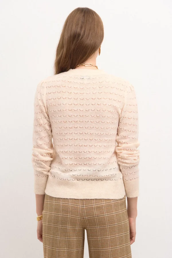 New Tella. Jersey desagujado Mujer Jerséis Y Cárdigans