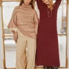 Shop Teocleta. Poncho de punto Mujer Abrigos Y Chaquetas | Jerséis Y Cárdigans
