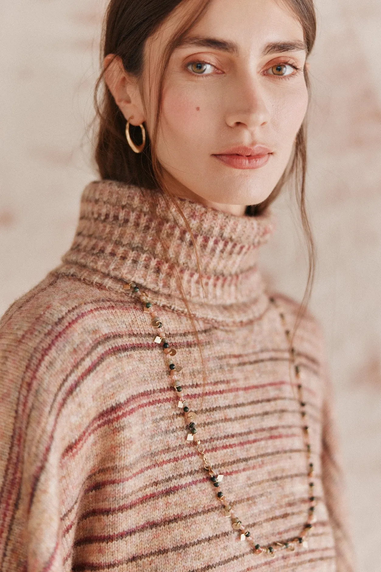 teocleta_poncho_de_punto_1.webp Shop Teocleta. Poncho de punto Mujer Abrigos Y Chaquetas | Jerséis Y Cárdigans