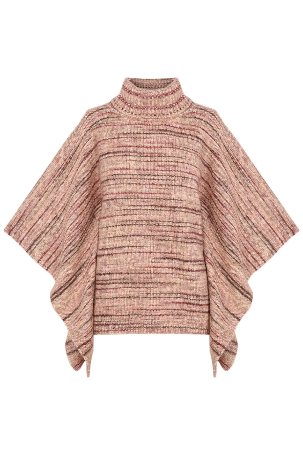 teocleta_poncho_de_punto_6.webp Shop Teocleta. Poncho de punto Mujer Abrigos Y Chaquetas | Jerséis Y Cárdigans