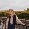 Sale Teodora. Chaleco de punto bordado Mujer Chalecos | Jerséis Y Cárdigans