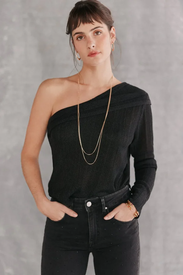Fashion Tilly. Jersey asimétrico Mujer Jerséis Y Cárdigans