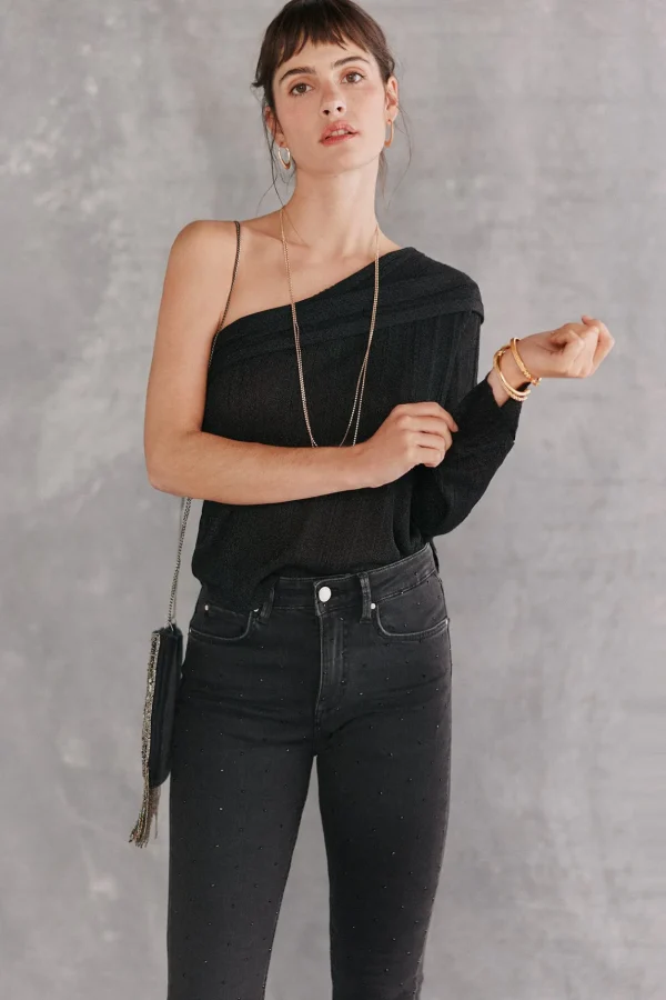 Fashion Tilly. Jersey asimétrico Mujer Jerséis Y Cárdigans