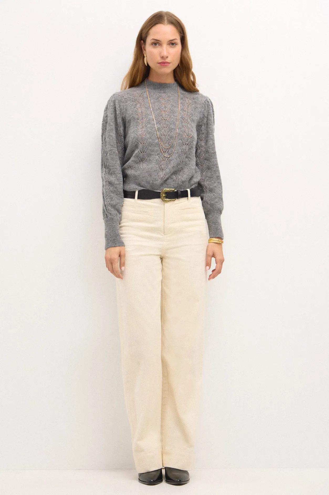 timotea_jersey_calados_1-1.webp Sale Timotea. Jersey calados Mujer Jerséis Y Cárdigans