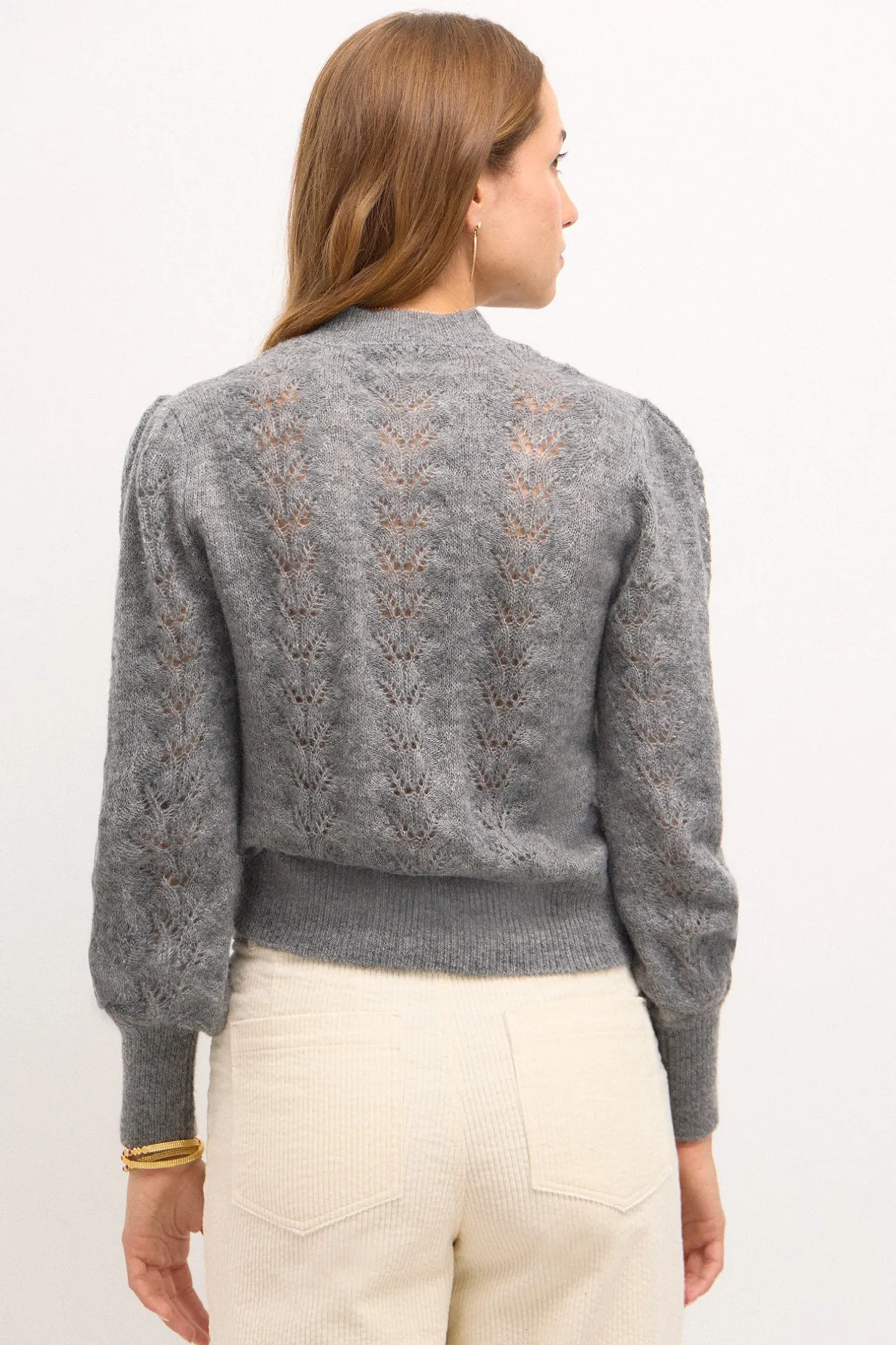 timotea_jersey_calados_2-1.webp Sale Timotea. Jersey calados Mujer Jerséis Y Cárdigans