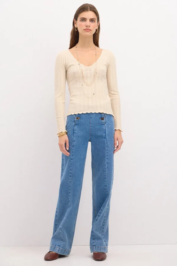 Store Titiana. Jersey escote pico Mujer Jerséis Y Cárdigans