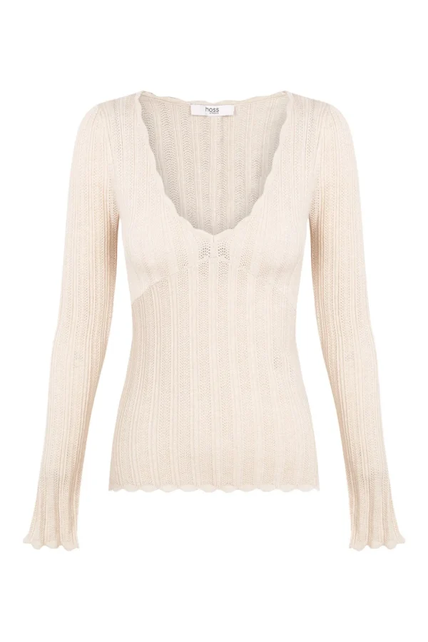 Store Titiana. Jersey escote pico Mujer Jerséis Y Cárdigans