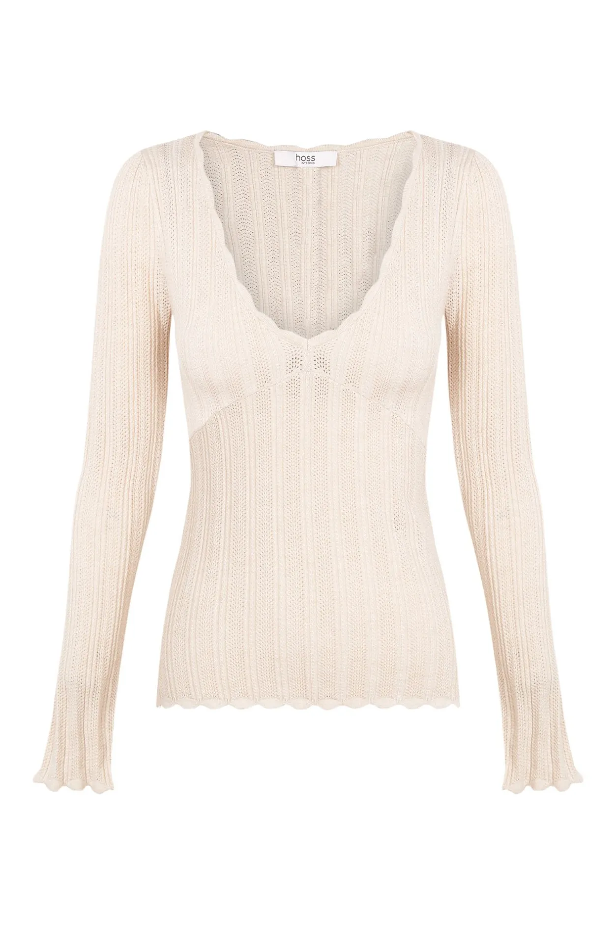 titiana_jersey_escote_pic_4-1.webp Store Titiana. Jersey escote pico Mujer Jerséis Y Cárdigans