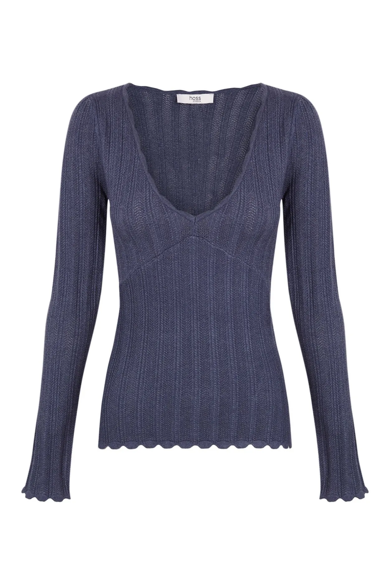 titiana_jersey_escote_pic_5.webp Store Titiana. Jersey escote pico Mujer Jerséis Y Cárdigans