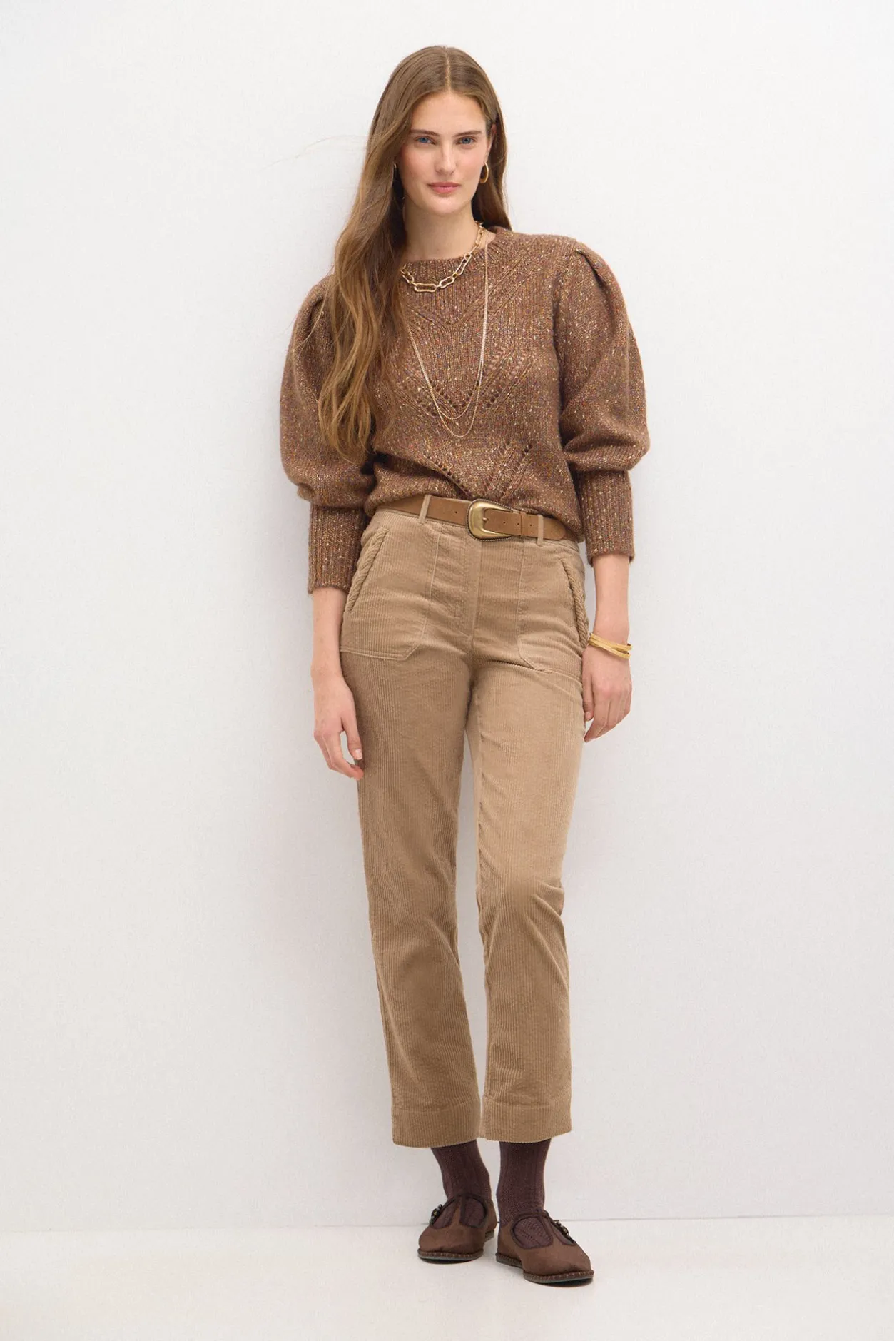 tomasa_jersey_de_punto_hi_1.webp Store Tomasa. Jersey de punto hilo metalizado Mujer Jerséis Y Cárdigans