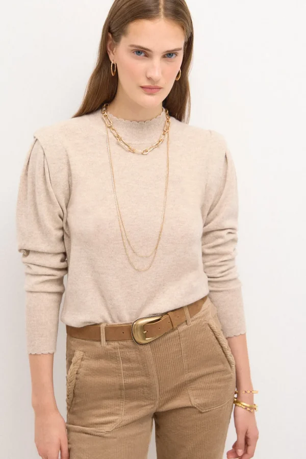 New Tura. Jersey detalle hombros Mujer Jerséis Y Cárdigans
