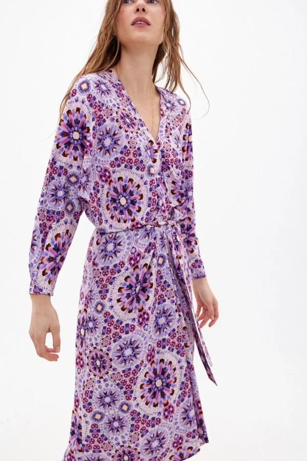 Store Vivian. Vestido midi estampado Mujer Vestidos Y Monos